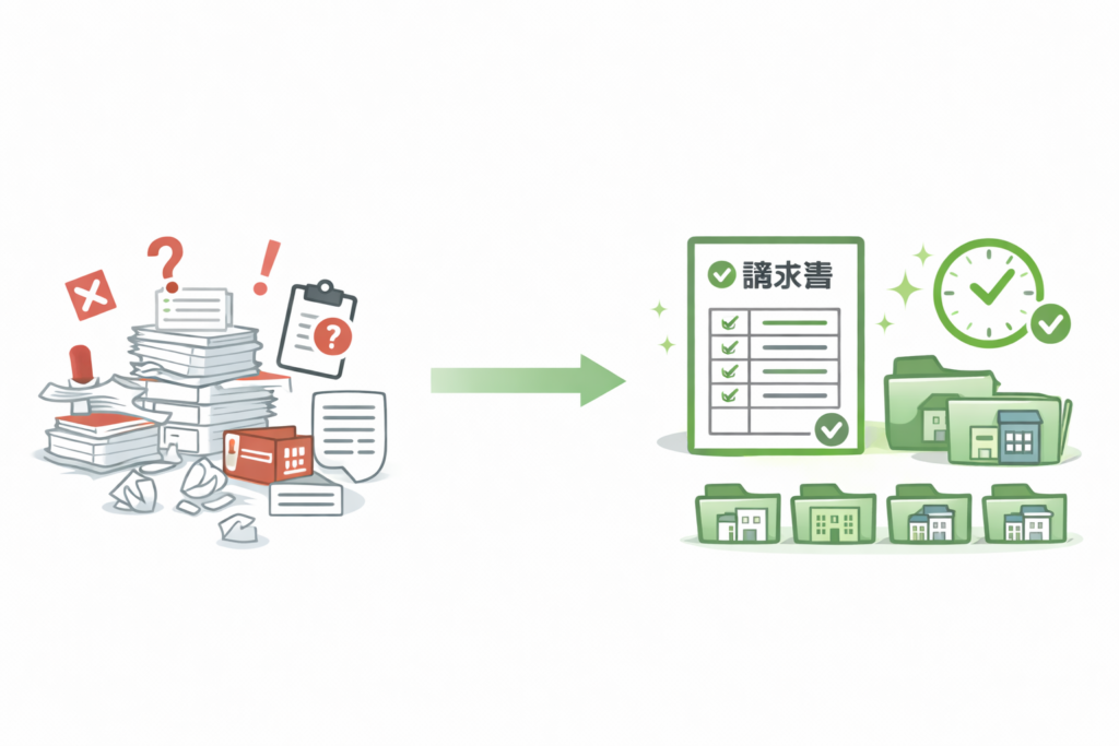 建設会社　事務忙しい　業務効率化
株式会社LINK