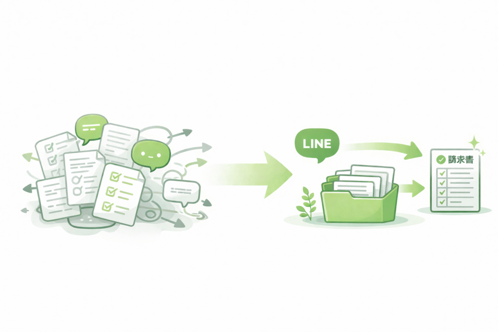 建設会社　事務忙しい　業務効率化
株式会社LINK