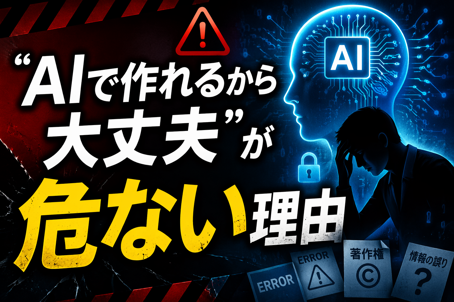 「AIで作れるから大丈夫」が危ない理由